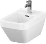 CREA wall hung bidet with concealed installation rectangular