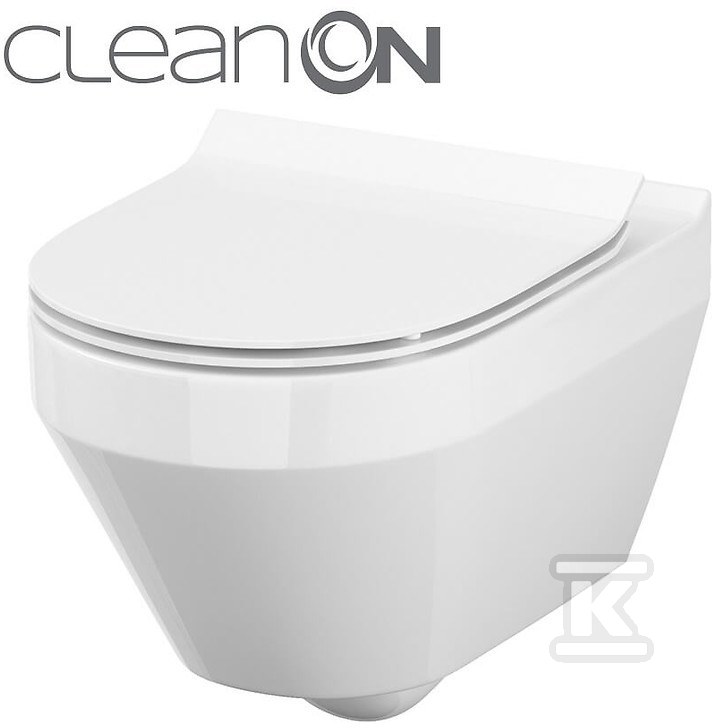 CREA NEW CleanOn oval wall hung rimless - K114-015