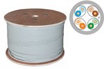 Cable U/FTP Cat 6A LSOH 4x2x23AWG Dca 500m - 550 MHz (10Gb / s) 25 years warranty, quality testing by INTERTEK laboratory (USA) ALANTEC