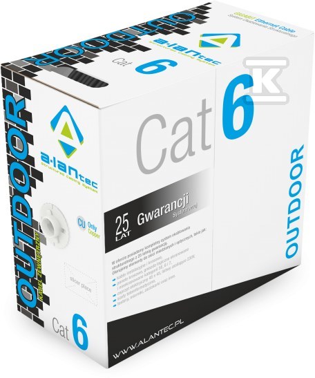 Cablu U/UTP cat.6 PE 4x2x23AWG 305m GEL - KIU6OUTZ305