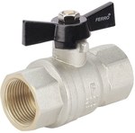 Кран водяний кульовий 1/2" Геркулес гайка-гайка з метеликом