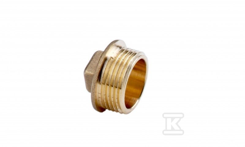 2 "yellow brass plug - KOR8Z