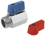 Zawór kulowy wodny mini 1/2" nakrętno-wkrętny