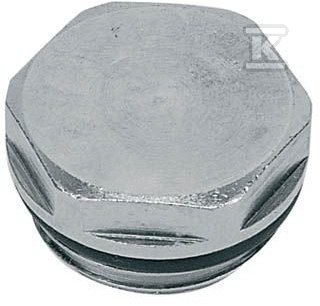 Blanking plug with O-ring 1/2" nickel - KZ1