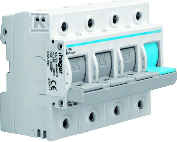 Modular horizontal fuse switch - L76M