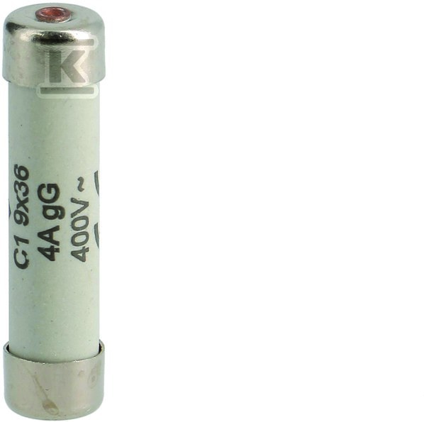 C1 9x36mm gG 4A 400VAC cylindrical fuse - L936C1-04