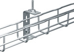 Uchwyt zawieszenia dla koryt o szerokości 50 mm, stal nierdzewna 316L, System E90 CEQ 100