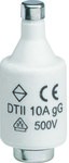 Fuse link DTII/E27, delayed gG (Bi-Wtz) 10A 500VAC