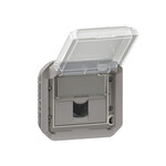 Gniazdo RJ45 FTP kat. 6, mechanizm - szare, NOWE PLEXO 55