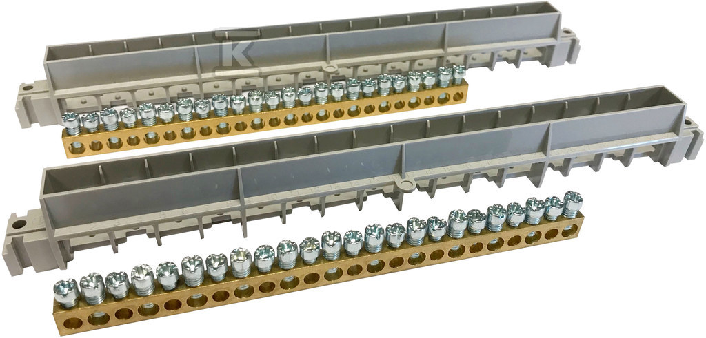 N + PE terminal blocks for 12-modules - 134812