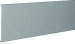 Halogen-free comb duct cover, PVC, 125 mm wide, gray /2m/