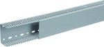 Halogen-free comb duct with cover, 50x75mm, gray /2m/