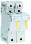 Podstawa bezpiecznikowa modułowa 2P do wkładki bezpiecznikowej cylindrycznej L51 14x51 mm 50A 690VAC