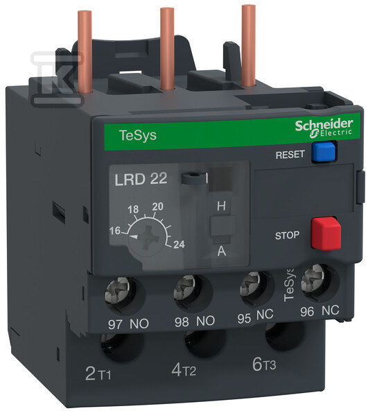 TeSys LRD 16-24A thermal overload - LRD22