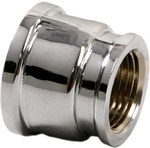 Mufa redukcyjna mosiężna 1/2"x3/8" chrom