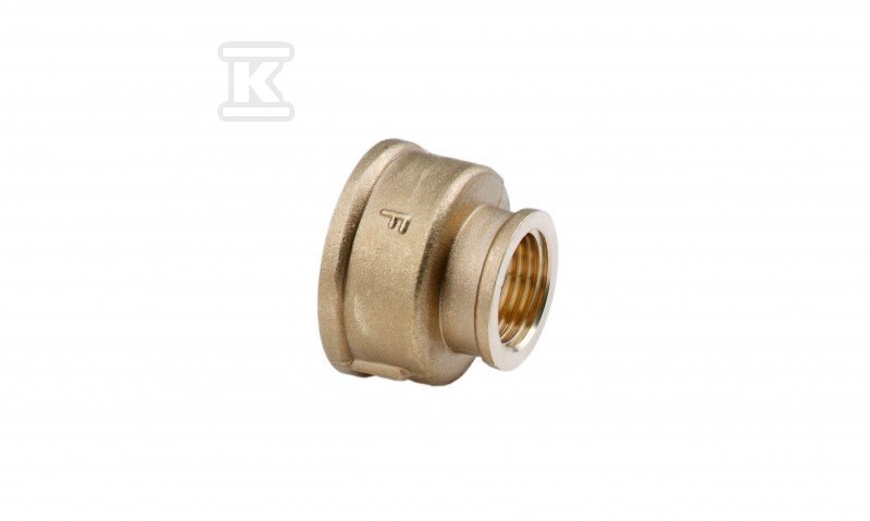 Mosadzné redukčné puzdro 6/4"x5/4" žlté - M14Z