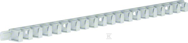 VK flex 10 comb duct, 250 mm long, gray - M5690