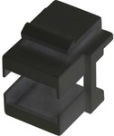 Keystone-Montageadapter für SC-Simplex-/LC-Duplex-Adapter, schwarz