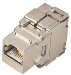 RJ45 STP cat.6 keystone jack, toolless shielded Q-LANTEC