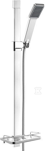 QUADRO sliding shower 1F, chrome - N110