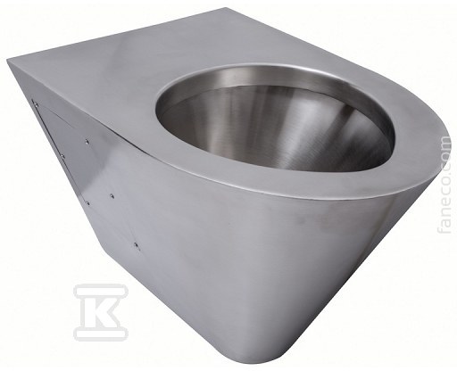 Hanging toilet bowl made of stainless - N13018