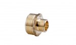 Nypel redukcyjny mosiężny 6/4"x5/4" żółty