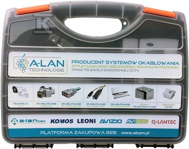 Zestaw narzędzi instalatorskich w walizce Alantec NI038