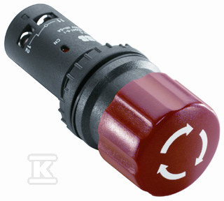 CE3T-10R-02-Safety button 2NC red - 1SFA619500R1051