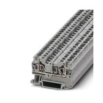 Złączka przelotowa sprężynowa, 2-przyłączowa, 4 mm2, 32 A, 800 V, szyna NS 35, niebieska