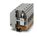 Złącze wysokoprądowe śrubowe, 150 mm2, 309 A, 1000 V, szyna NS 35, szare
