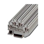 Złączka szynowa 2-poziomowa, sprężynowa, 500 V / 17,5 A, 1,5 mm2, zakres 0,08–1,5 mm2, NS 35/7,5 i 35/15, szara
