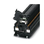 Złączka bezpiecznikowa Push-in 60 V 6,3 A, bezpiecznik G 5 x 20, 1-biegunowa, 4 mm2, czarna