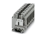 Złączka przelotowa śrubowa, 50 mm2, 125 A, 1000 V, szyna NS 35, szara