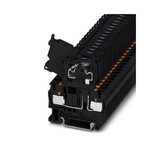 Złączka bezpiecznikowa Push-in 250 V 6,3 A, bezpiecznik G 5 x 20, 1-biegunowa, 4 mm2, czarna
