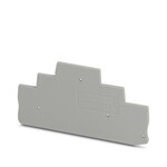 Płytka końcowa, głębokość: 50,2 mm, szerokość: 2,2 mm, wysokość: 102,2 mm, kolor: szary