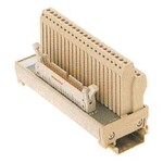 Moduł interfejsu z terminalem złączem Złącze wtykowe zgodne z IEC60603-13 / DIN41651 50 biegunów LPK 2H 5.08mm złącze śrubowe RS F50 LPK 2H/52
