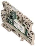 Moduł przekaźnikowy, 24 V DC ±20 %, Zielona dioda LED, 1 zestyk przełączny (AgSnO), 250 V AC, 6 A, złącze sprężynowe, MCZ R 24VDC