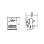 Moduł interfejsu z terminalem złączem Złącza SUB-D wg IEC 60807 / DIN 41652 Wtyczka 15-biegunowa LL2N 508 mm złącze śrubowe RS SD15S UNC 4.40 LP2N