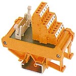 Moduł interfejsu z terminalem złączem Złącze wtykowe zgodne z IEC60603-13 / DIN41651 40 biegunów LL3R 5.08 mm złącze śrubowe RS F40 LP3R 3/42