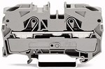 10 mm² 2-conductor through terminal block for Ex e II applications, description on the side and in the middle, for DIN rail 35 x 15 and 35 x 7.5 Push-in CAGE CLAMP® 10.00 mm² gray