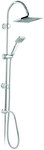 SQUERTO shower set with rain shower, chrome