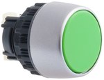 Control button drive - covered green nickel ring ST22-KZ\.