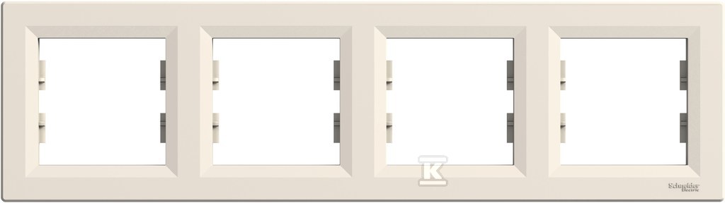 4-way horizontal, cream ASFORA frame - EPH5800423