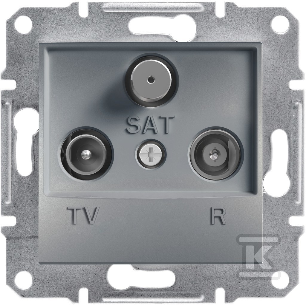 Gniazdo R-TV-SAT końcowe 1dB bez ramki, - EPH3500162