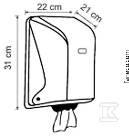 Podajnik ręczników w roli POP - P22PGWG