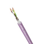 Kabel magistrali UNITRONIC® BUS LD FD P 2X2X0,25, PUR, ekran, odporny na UV,
