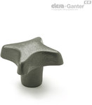 Clamping knob DIN 6335-GG-40-B8-B