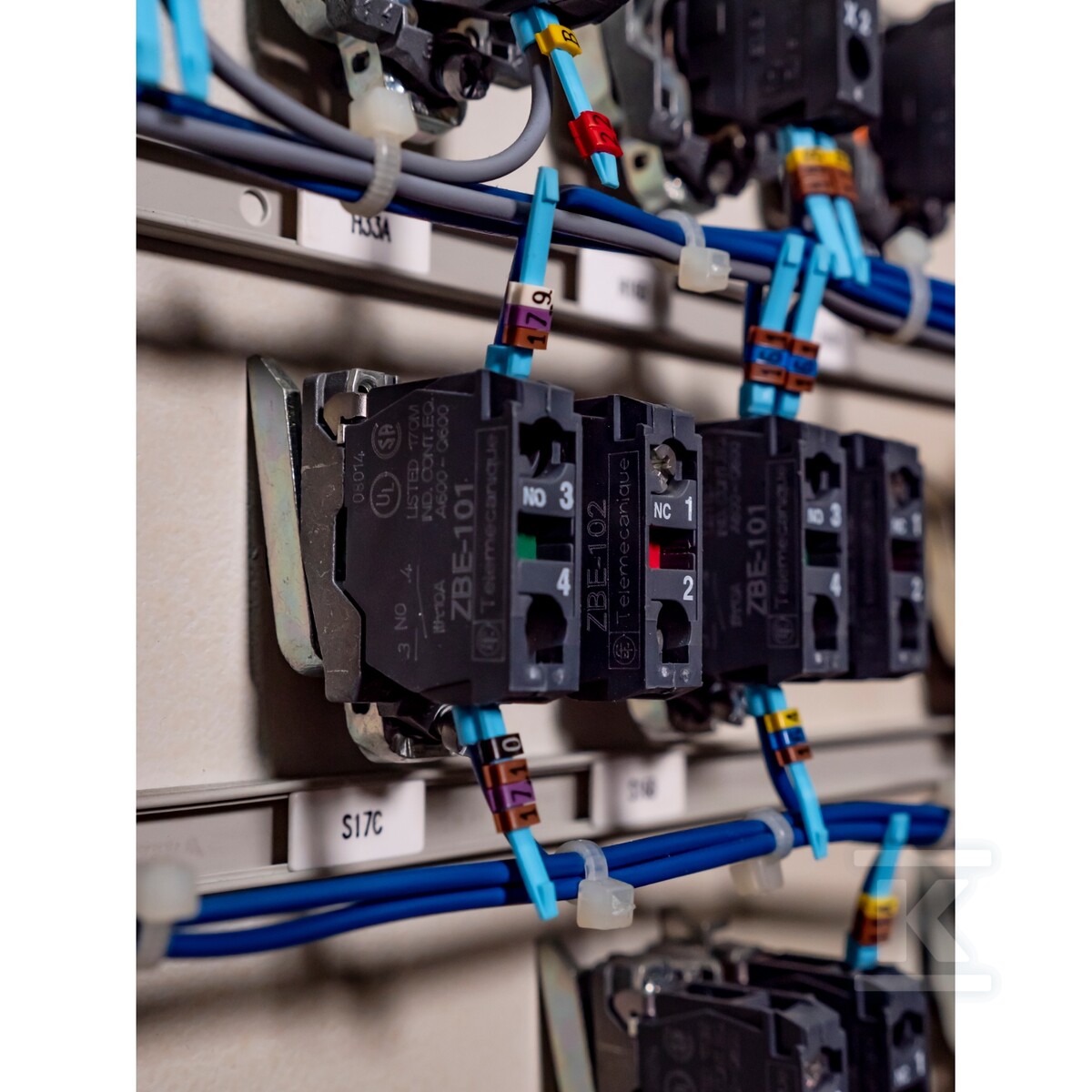 Bloco de contato único 22 1NC terminais - ZBE1025