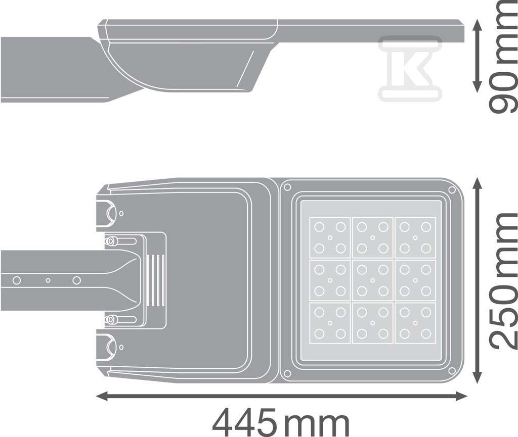 Oprawa uliczna SL FLEX SMALL 25W 740 - 4058075552289