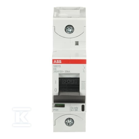 Wyłącznik nadmiarowo-prądowy, 1P, - 2CCS861001R0407